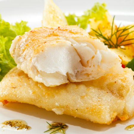 Image of Fried Mustard-Coated Fish Recipe